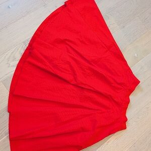 Uniqlo Vibrant Red Circle Skirt